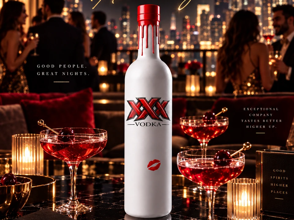 XXX Vodka — approved campaign artwork