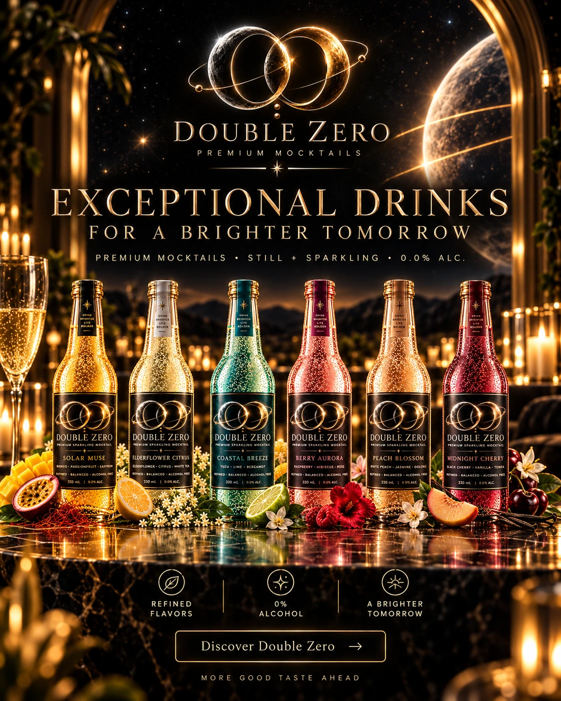 00 : DOUBLE ZERO campaign artwork
