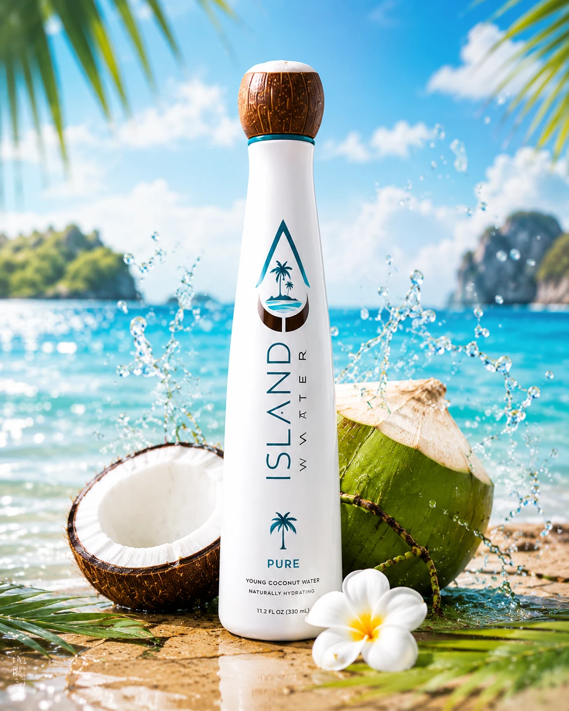 Island Water brand experience artwork