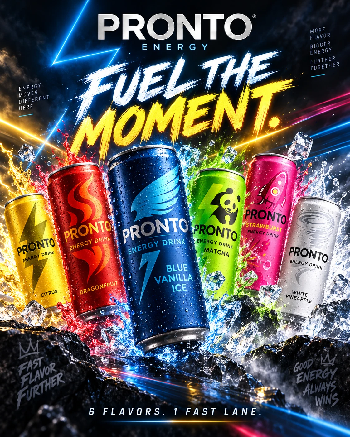 Pronto Energy campaign artwork