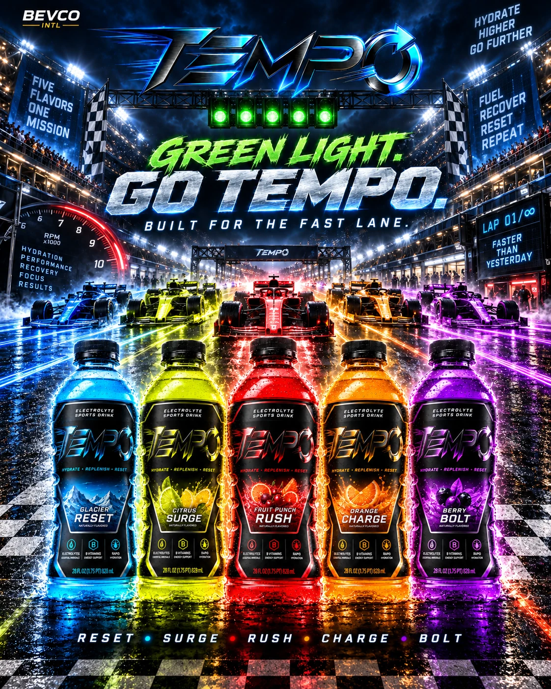 TEMPO brand experience artwork