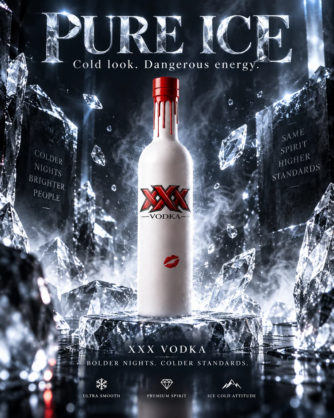 XXX Vodka — The pour